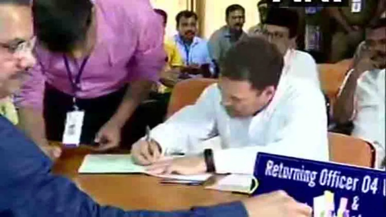 Rahul Gandhi files nomination from Wayanad