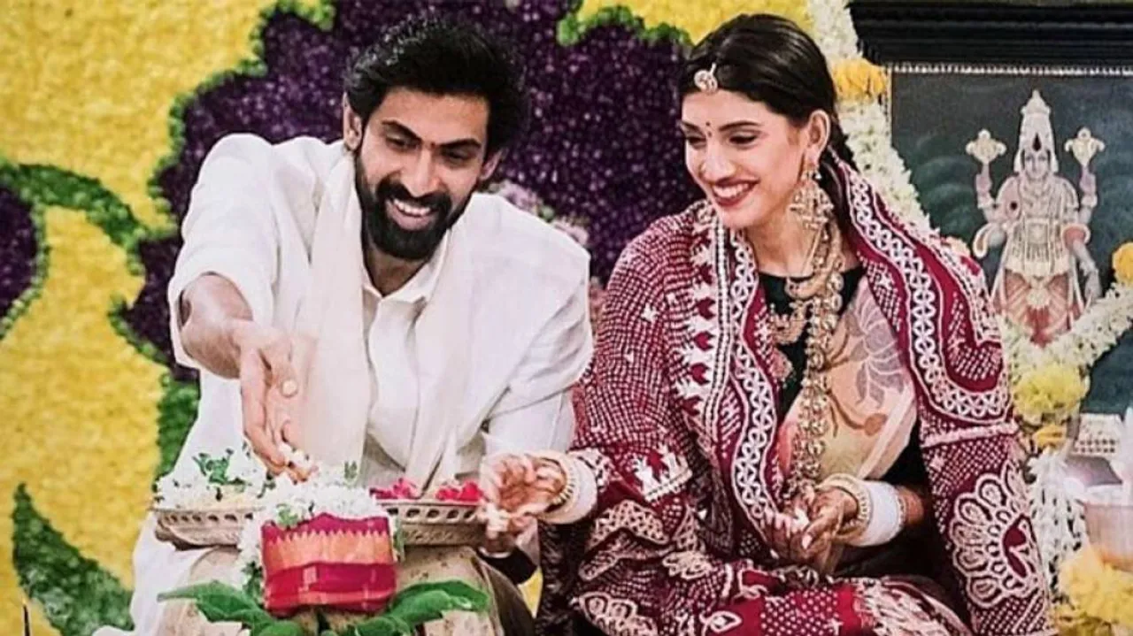 Rana Daggubati & Miheeka Bajaj's First Dussehra Celebrations After Wedding, See Pics