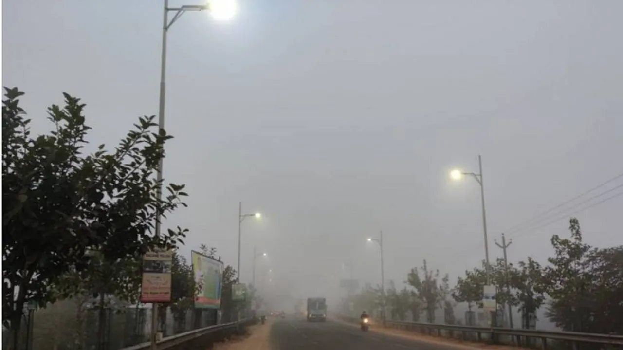 Dense Fog Warning For 9 Odisha Districts; SRC Issues Advisory