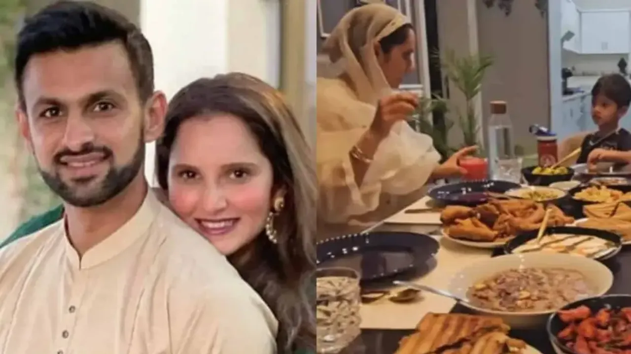 Sania Mirza’s Iftar celebration with son