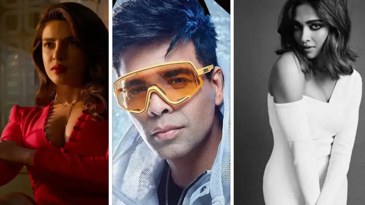 Priyanka Chopra Jonas, Karan Johar, Deepika Padukone