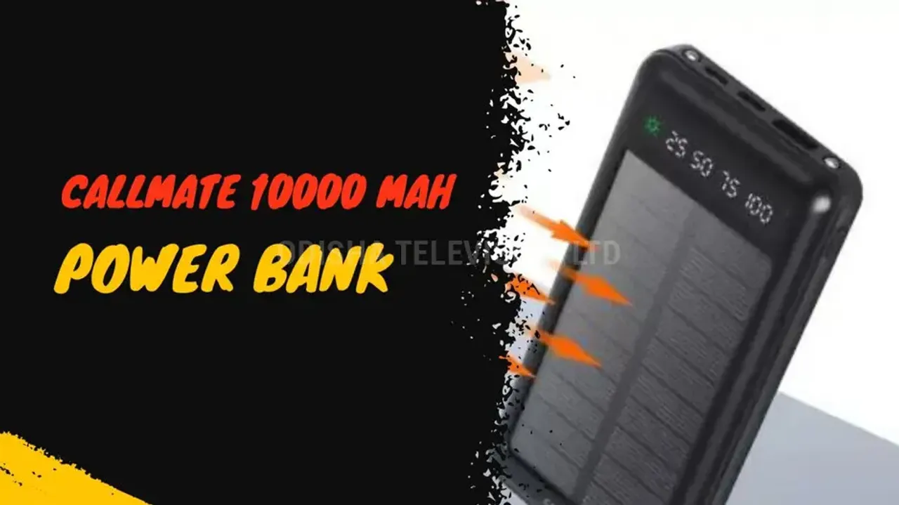 Callmate 10000 mAh solar power bank 4 output, know here