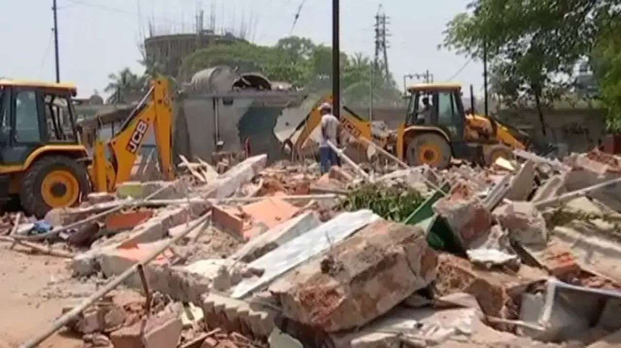  BMC razes illegal construction of notorious ‘bouncer gang’ kingpin in Bhubaneswar