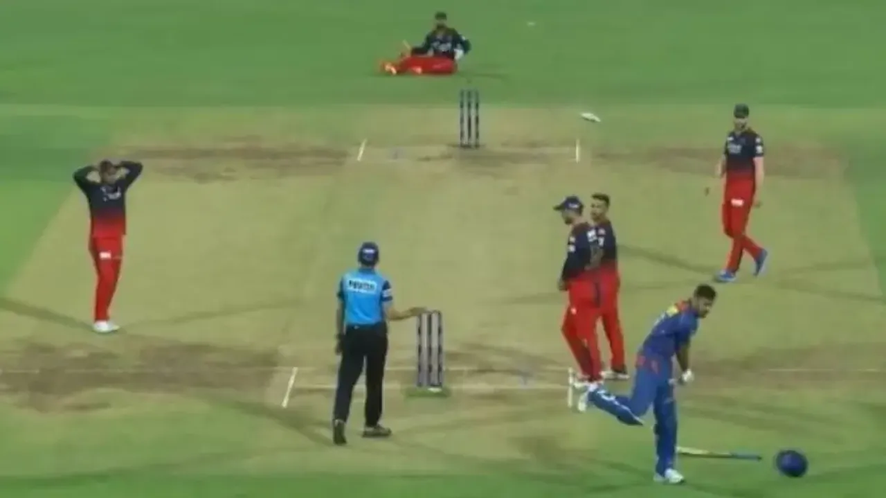 Avesh Khan Helmet Throwing Incident