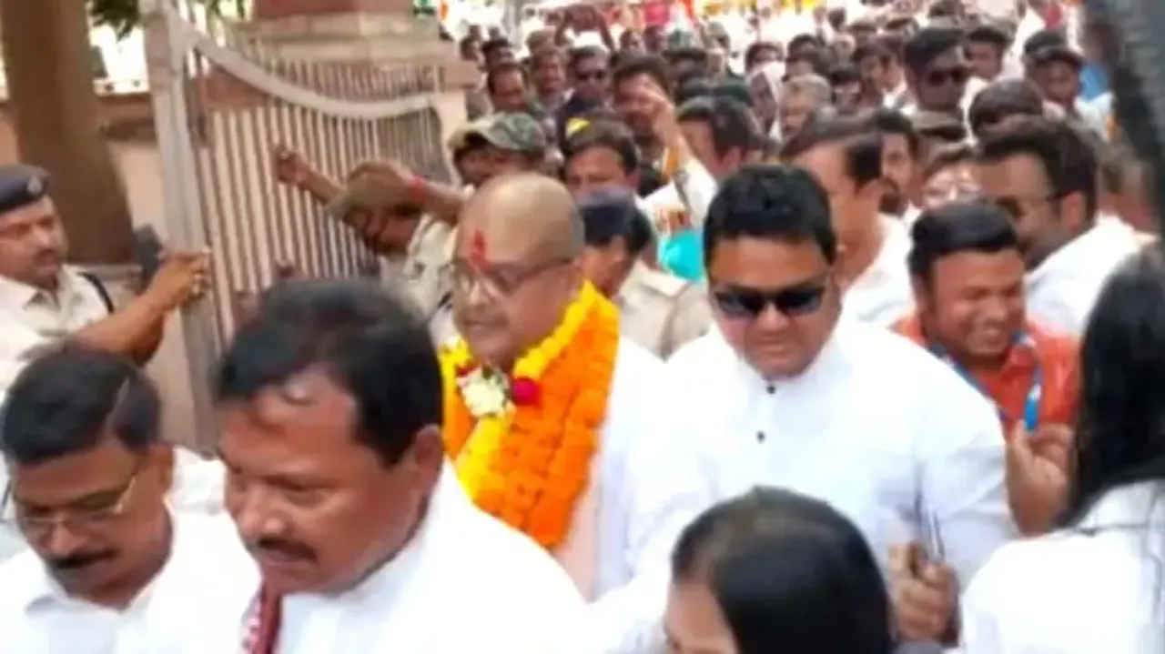 Tarun Pandey's Rally Before Nomination