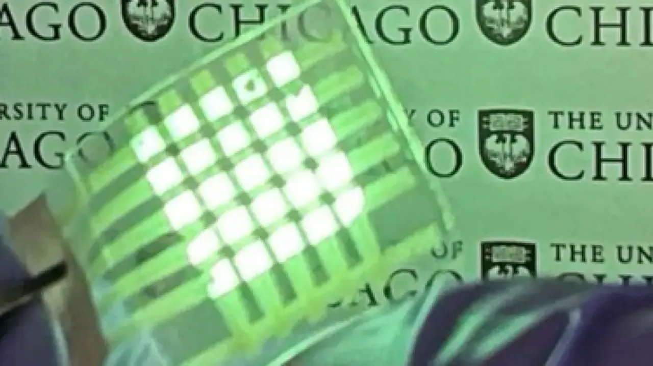 Engineers develop stretchable, bendable OLED display for wearable tech
