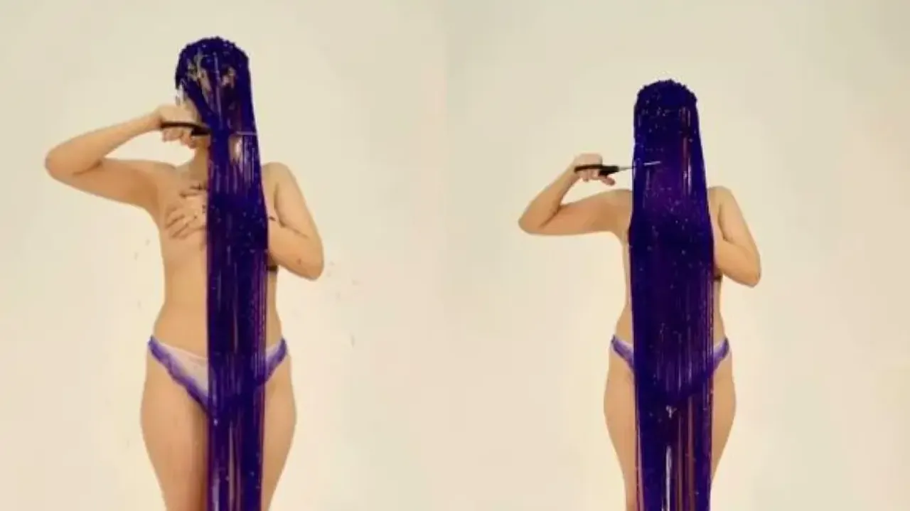 Urfi Javed once again goes topless in latest Instagram video, denizens say 'Yeh nahin sudhregi'