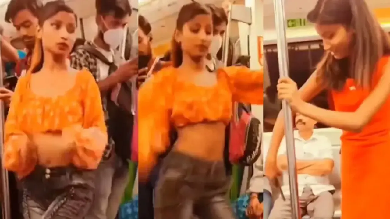 Video of girl dancing in Delhi metro goes viral, netizens vent out anger; watch