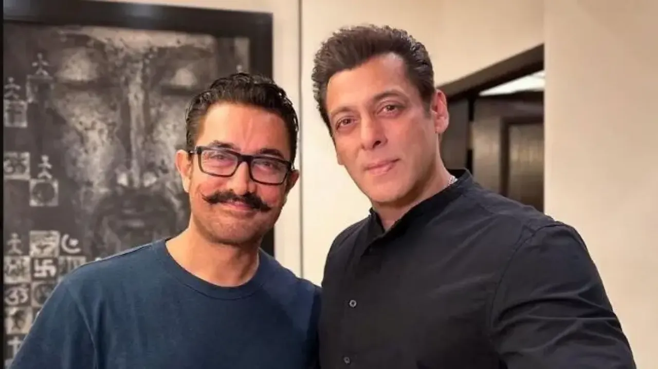Salman Khan celebrates Eid with Aamir Khan, reminds fans of Andaz Apna Apna