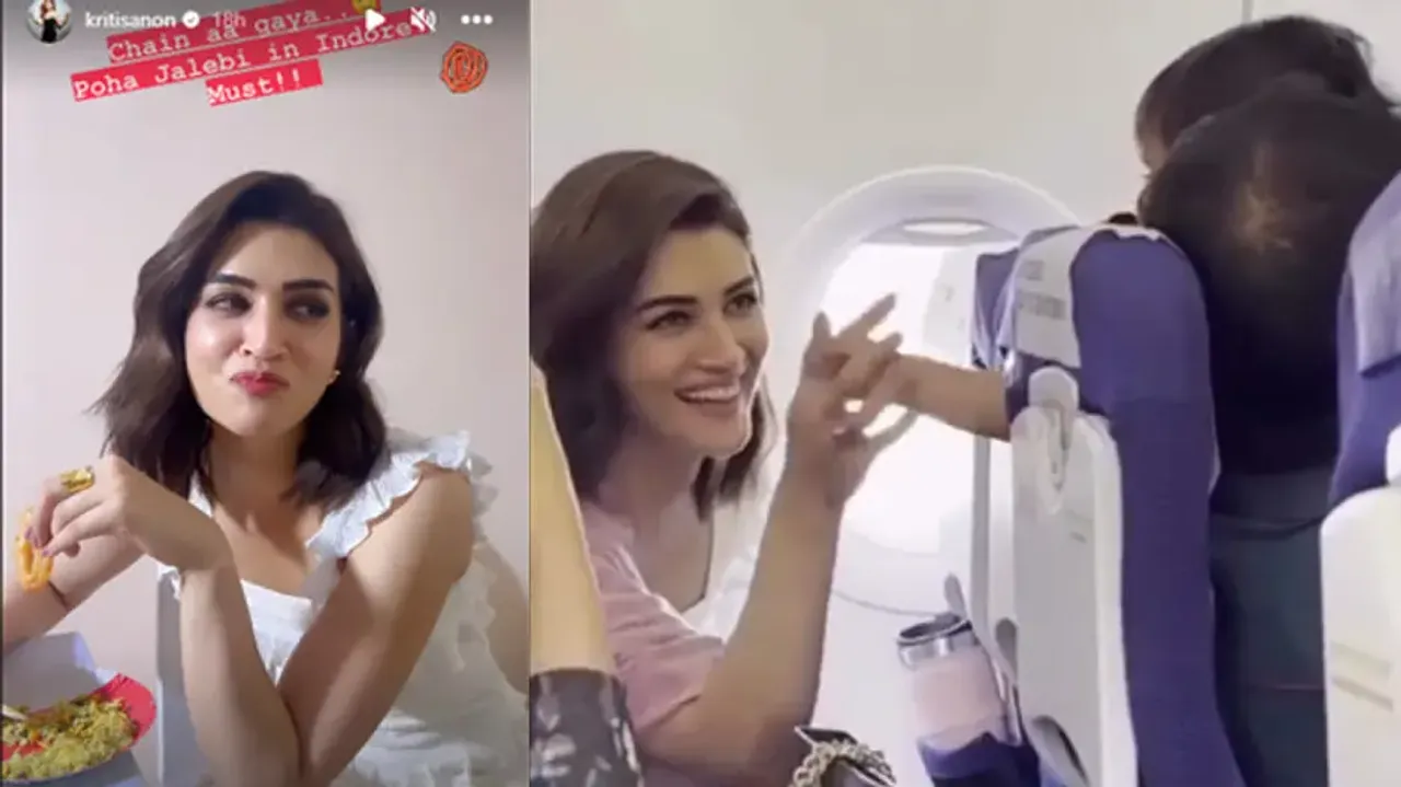 Kriti Sanon ‘turns baby’ during travel in economy class, wins hearts being adorable, watch