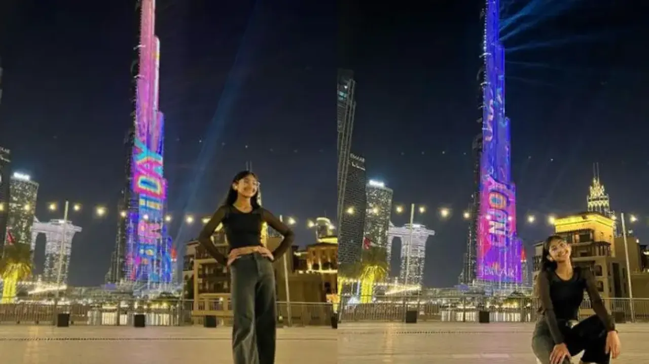 Little girl pays tribute to Hrithik Roshan, dances to ‘Ek Pal Ka Jeena’ near Burj Khalifa – Watch