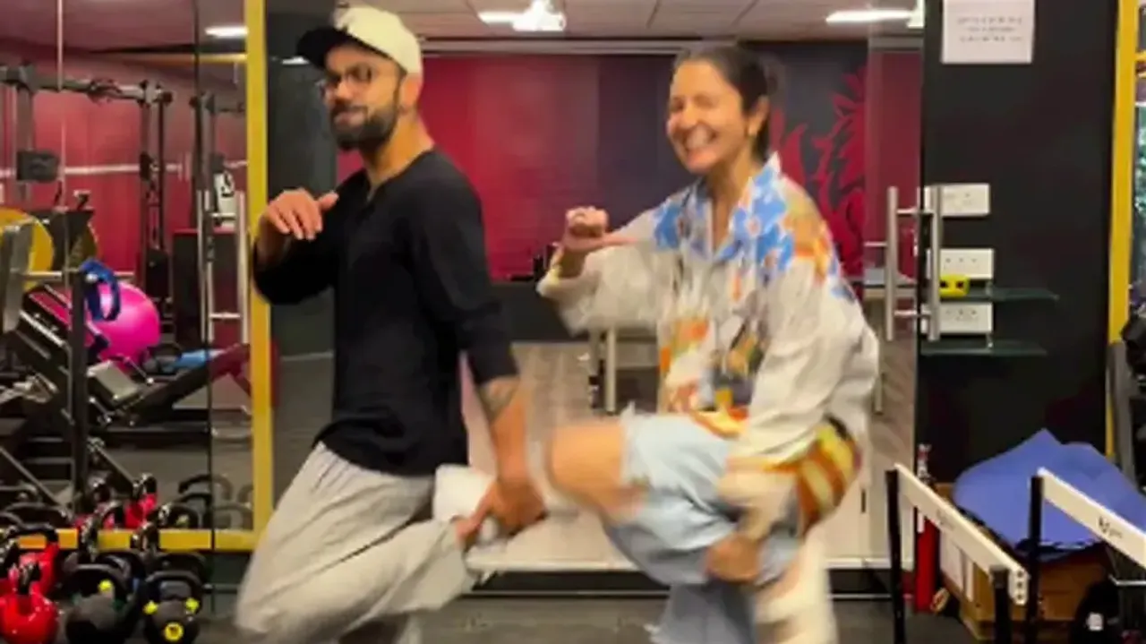Anushka Sharma and Virat Kohli beat Monday blues with ‘dance pe chance’, watch