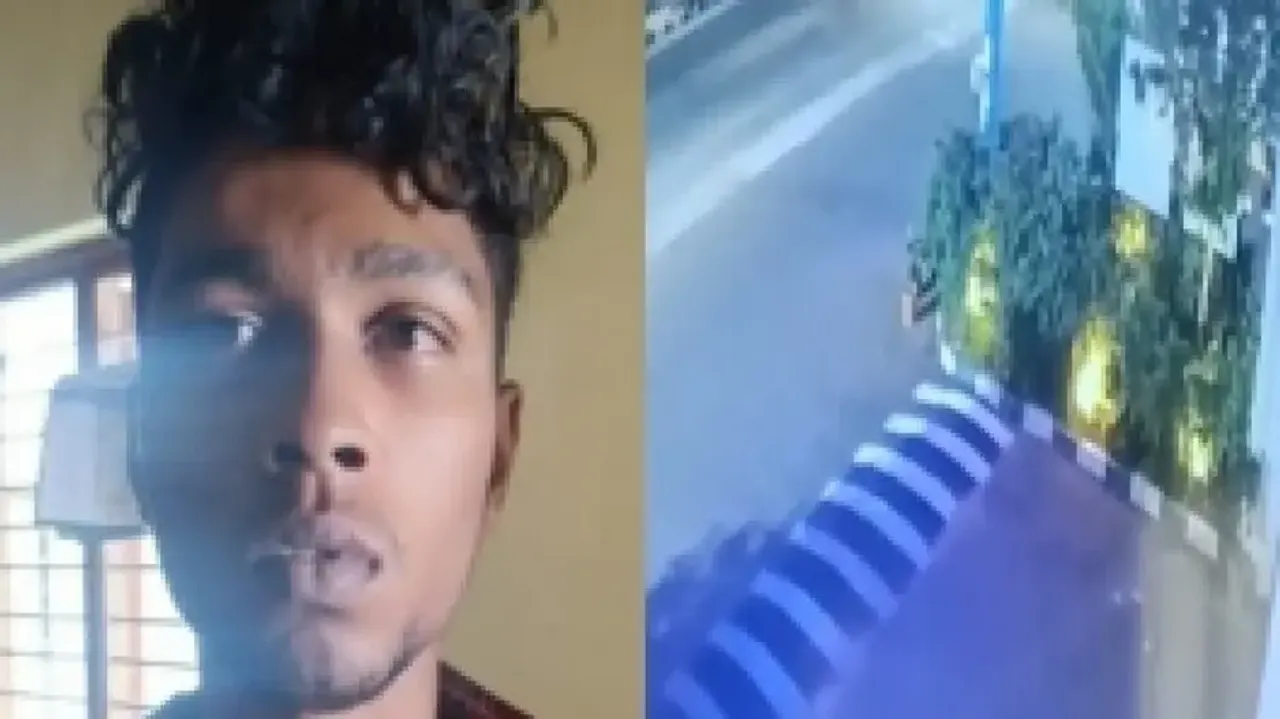 Woman jumps off rapido bike 