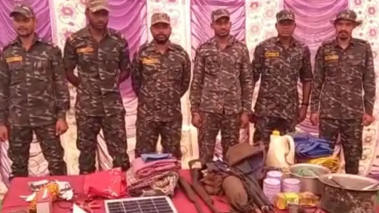 Huge cache of Maoist articles seized 