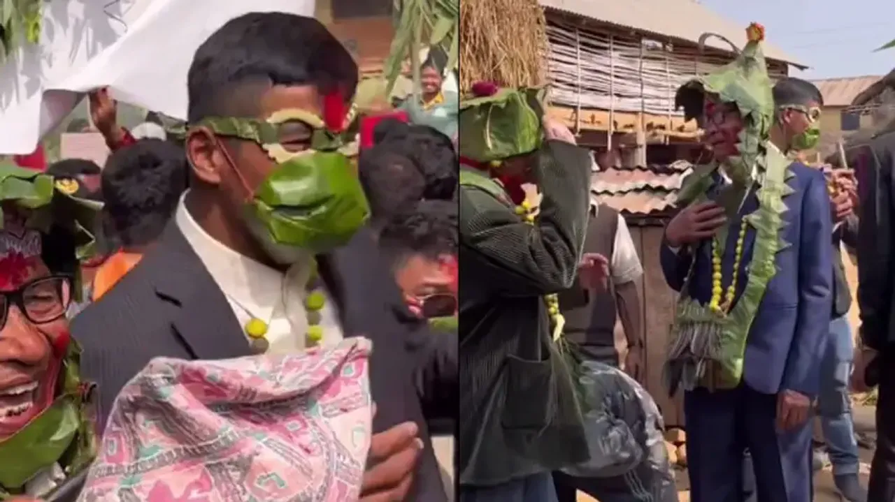 Bride’s family ‘punish’ baraati in the funniest way as groom takes away their girl, watch