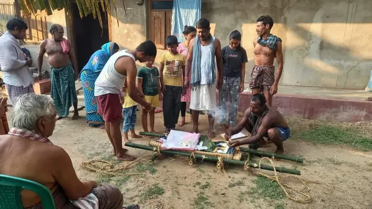 Symbolic Last Rites Of Missing Woman