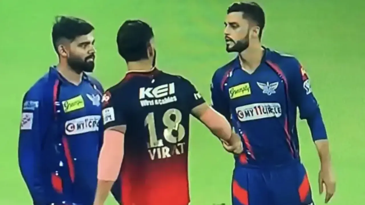Virat Kohli and Naveen Ul Haq spat during IPL 2023