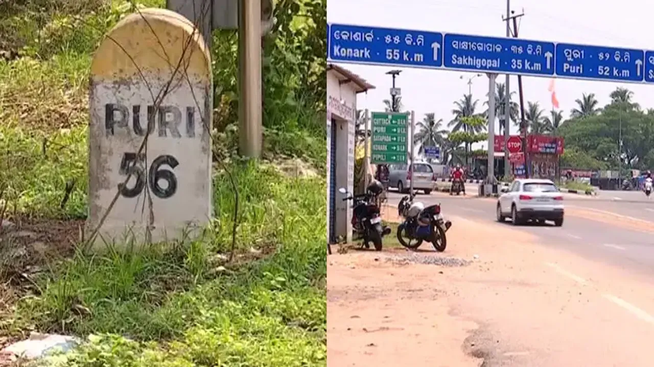 Road signs differ on distance between Bhubaneswar and Puri; passengers allegedly fleeced