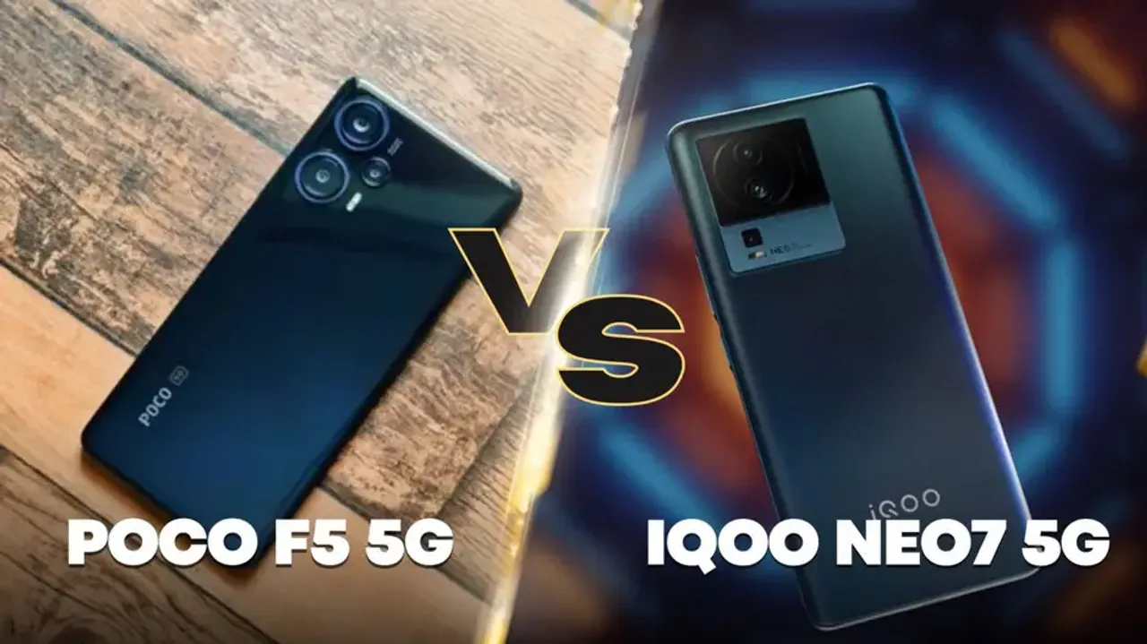 A comprehensive comparison of under Rs 30K smartphones Poco F5 5G and iQOO Neo7 5G