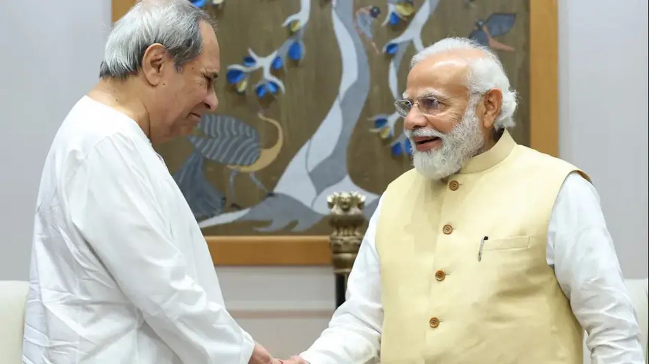 CM Naveen Patnaik With PM Modi