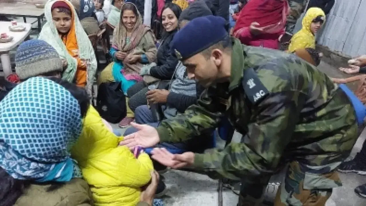 Indian Army rescues stranded tourists in Sikkim