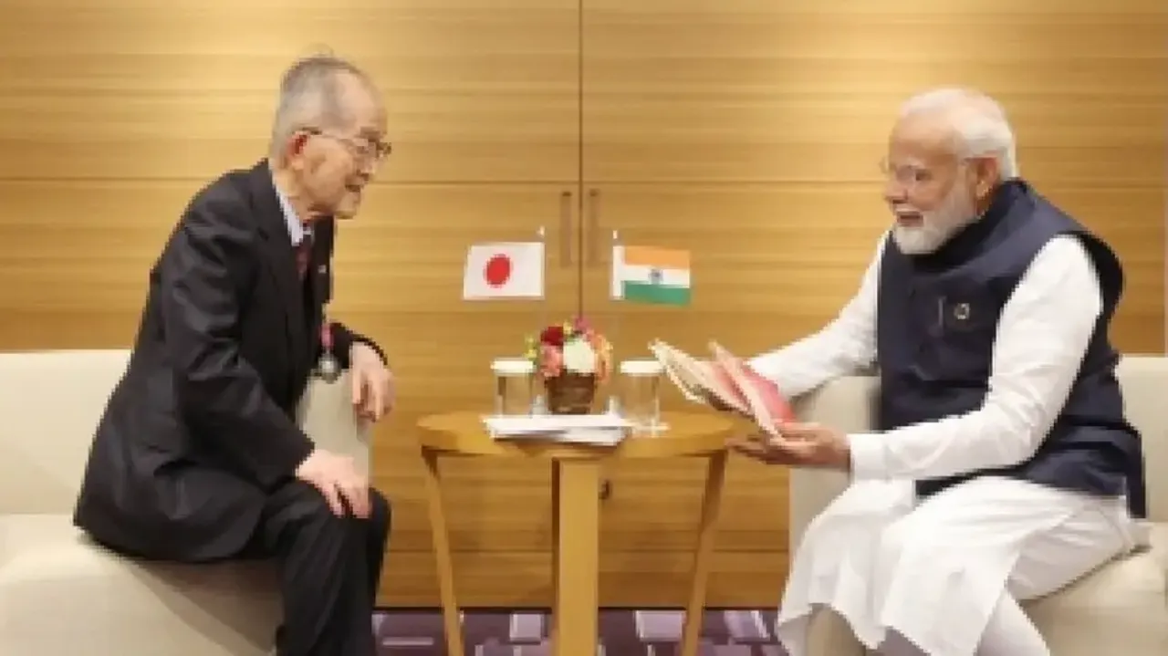 PM Modi meets Padma Awardee Professor Tomio Mizokami