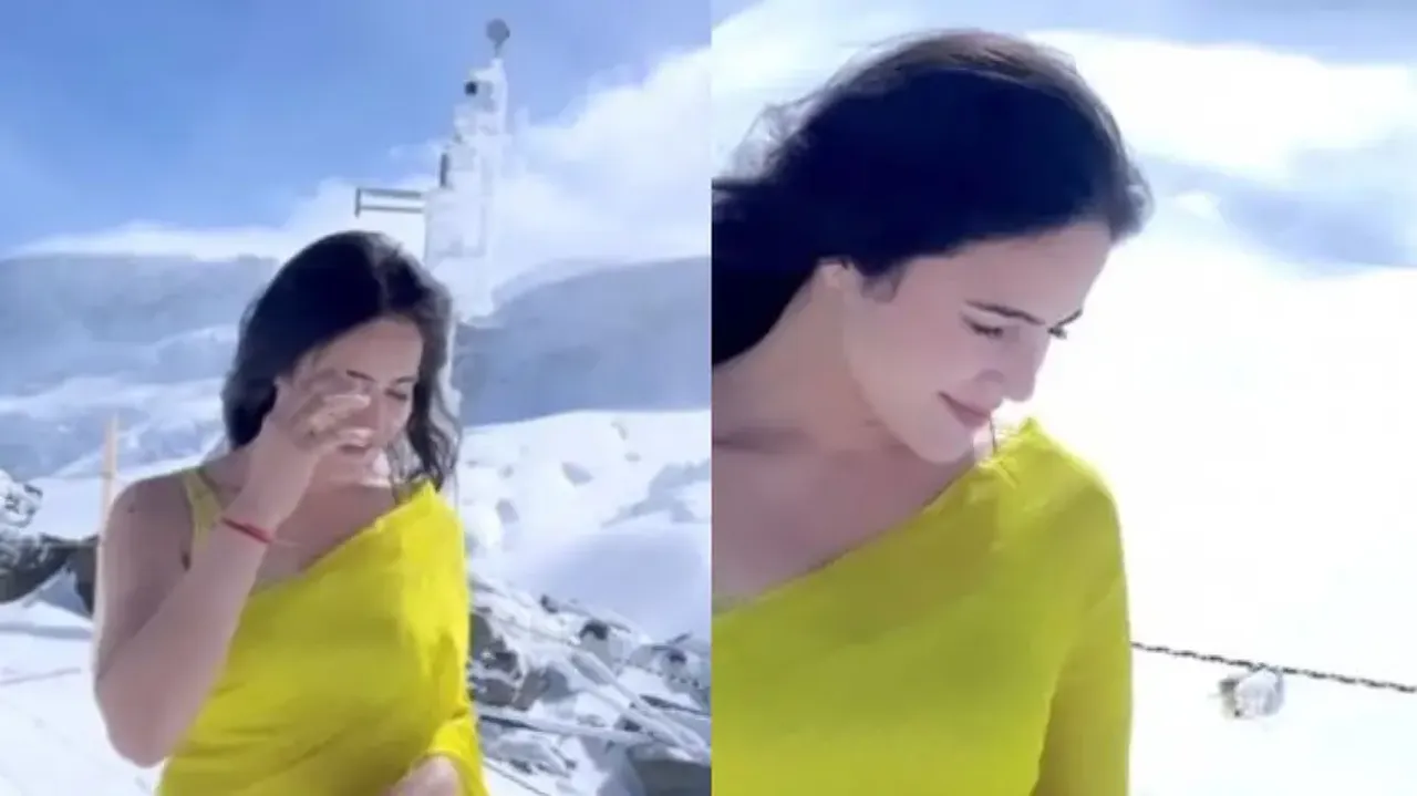 Girl recreates SRK & Aishwarya Rai’s ‘Humko Humise Chura Lo’ in saree in Switzerland – Watch