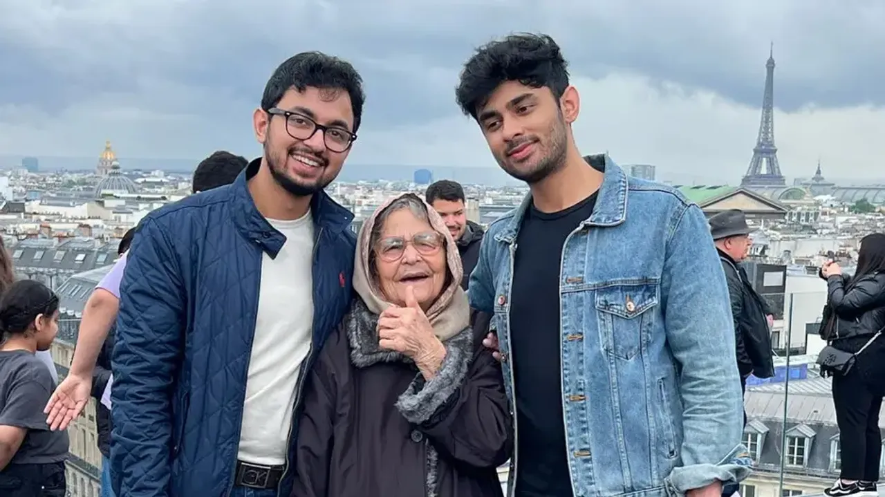 Siblings take grandmother on trip to Paris, Italy; watch adorable video