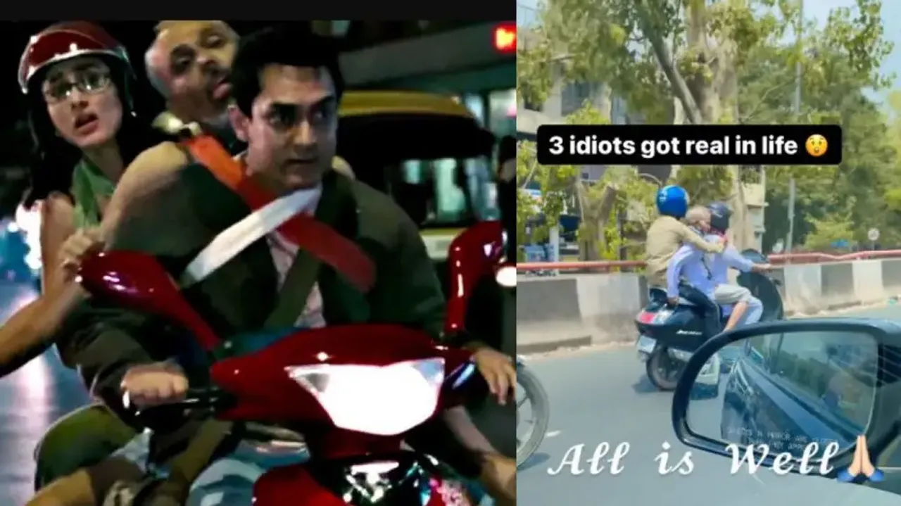 Iconic ‘3 Idiots’ scooter scene happens in real life