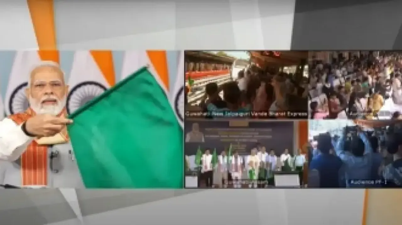 Modi flags off first Vande Bharat Express for Assam
