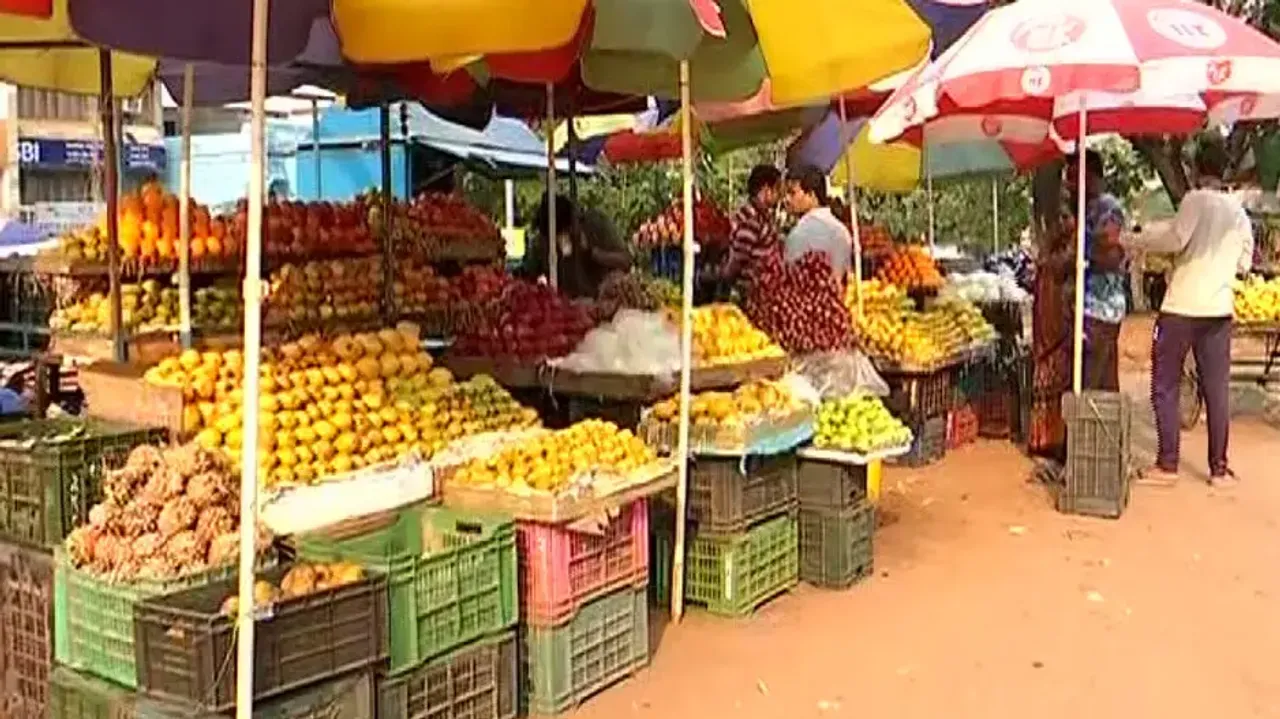 A Fruit Vendor In Bhubaneswar
