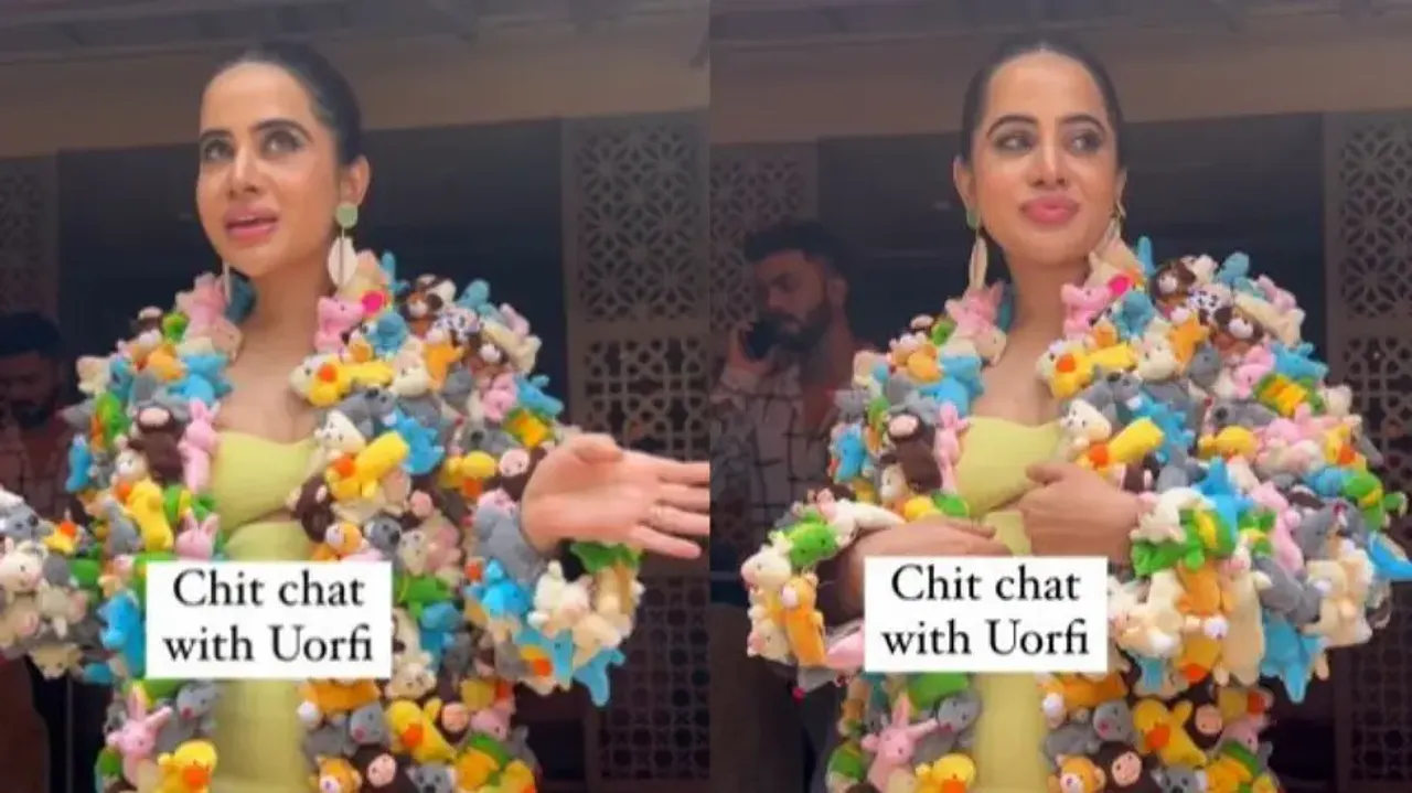 Urfi Javed and her super surprise ahead of monsoon; watch