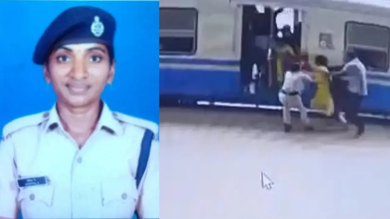RPF woman constable saves life of passenger at Hyderabad railway station