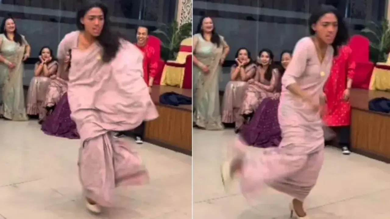 Desi girl’s hip-hop, break dance in saree and high heels breaks the internet – Watch