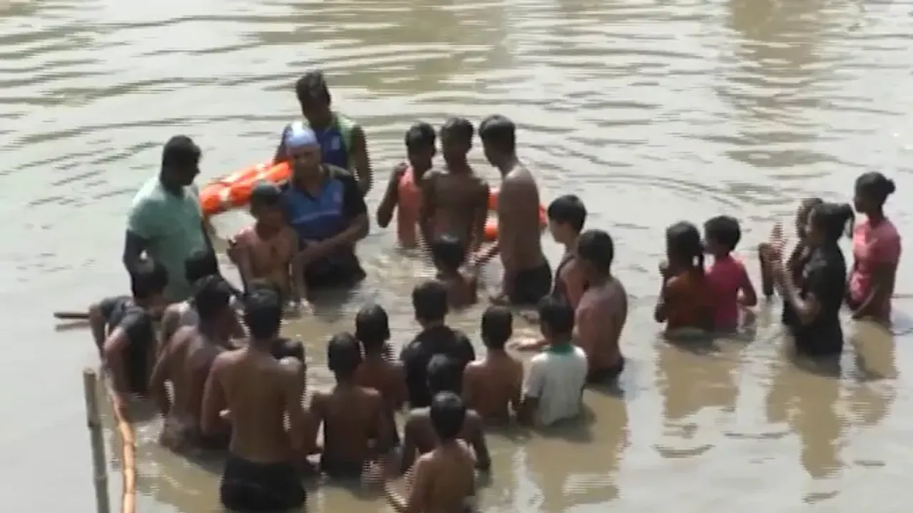 Swimming training imparted to kids in this Odisha village to curb drowning deaths