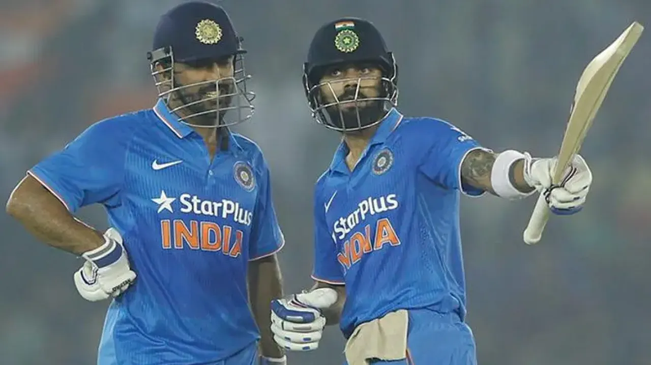 MS Dhoni and Virat Kohli