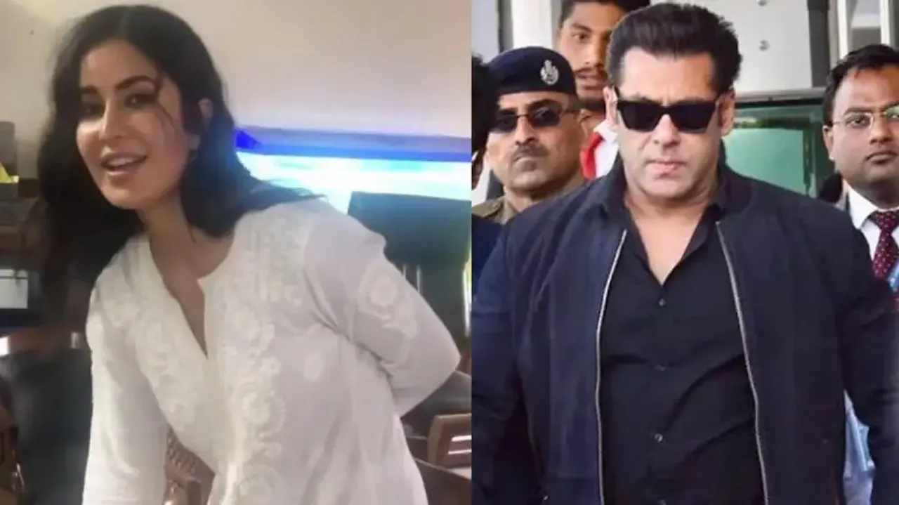Katrina Kaif cleans floor with broom, Salman Khan fans react after video goes viral; watch
