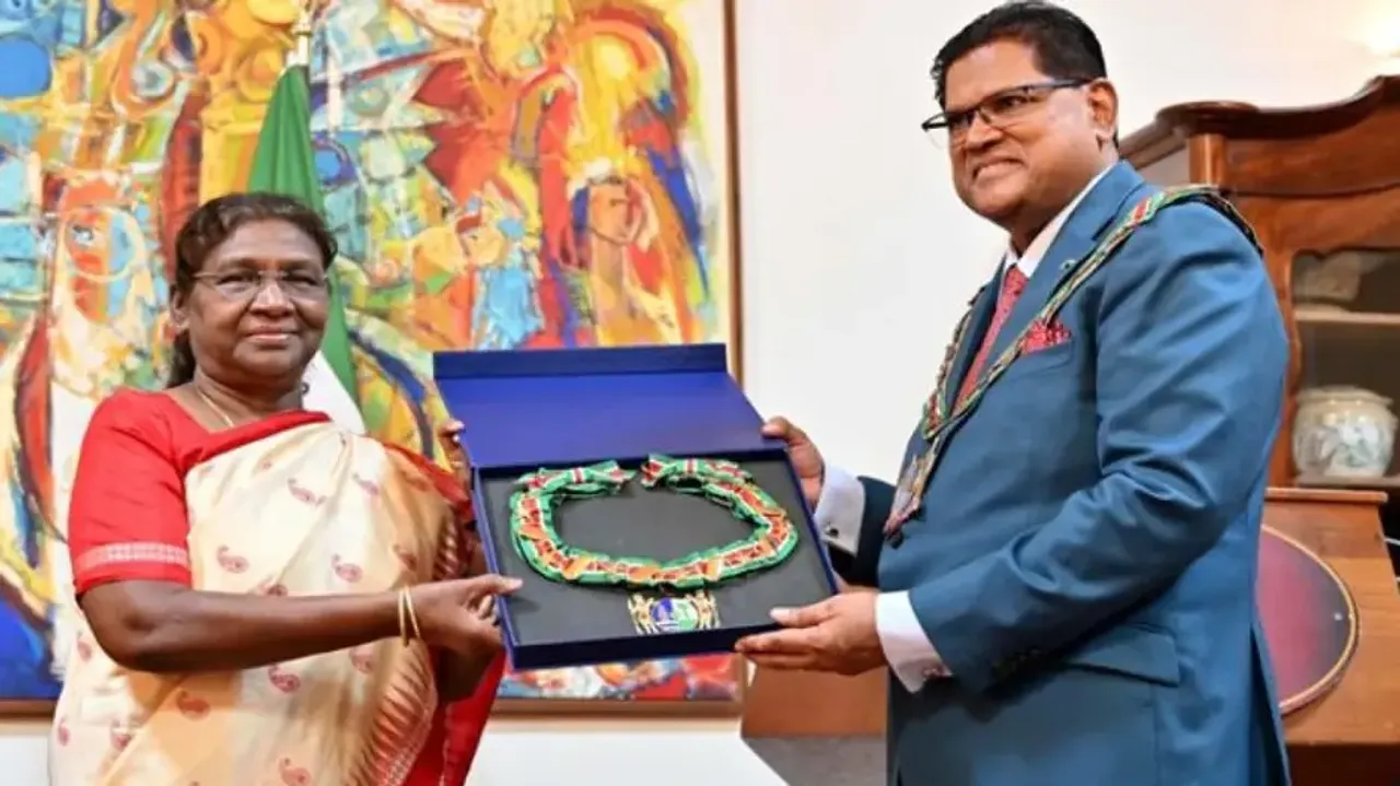 Prez Murmu receives highest civilian award 
