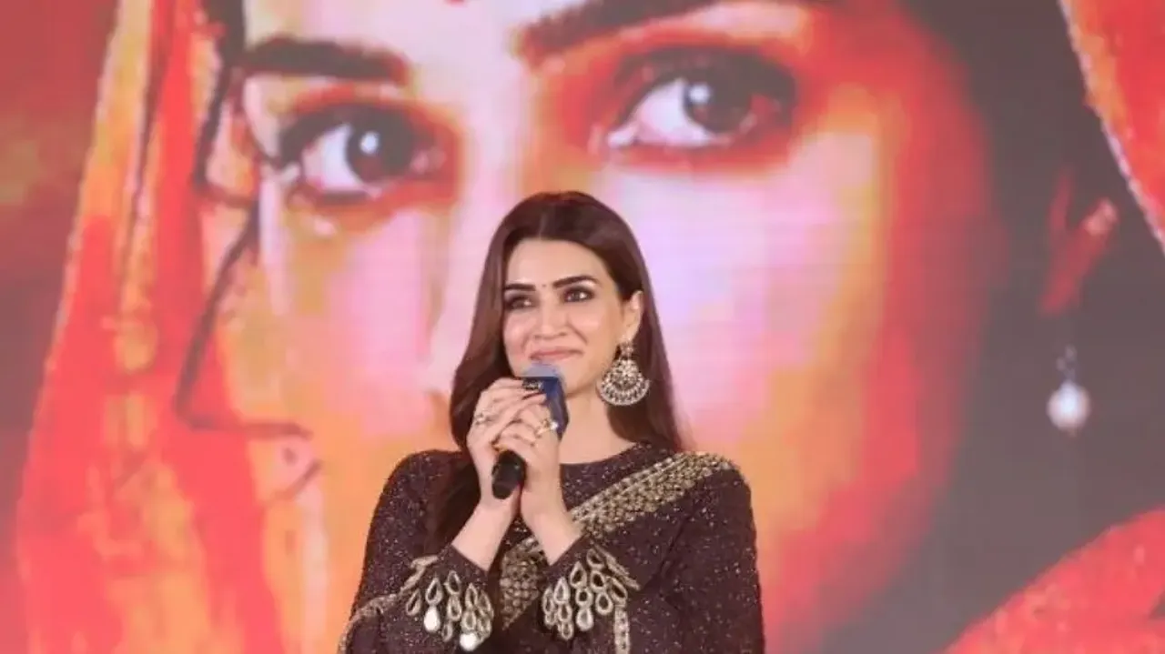 'Adipurush' director Om Raut kisses Kriti Sanon at Tirupati temple