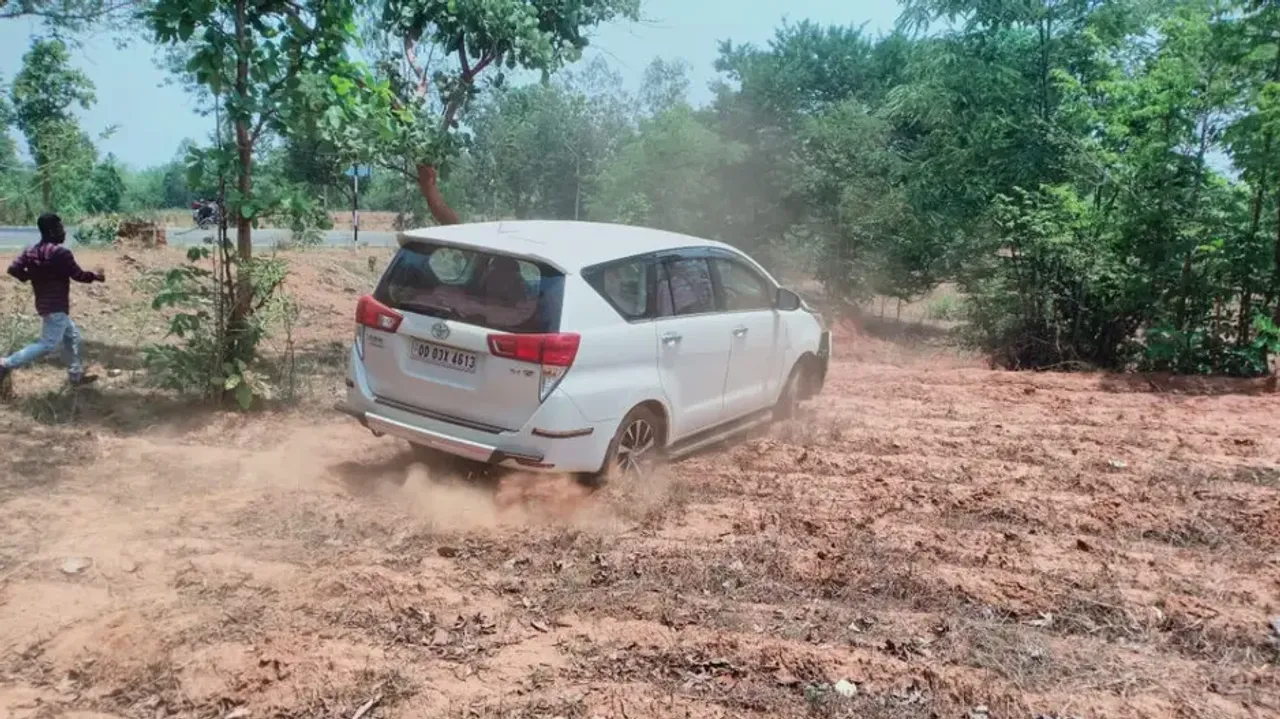 MP Niranjan Bishi's Car After Accident