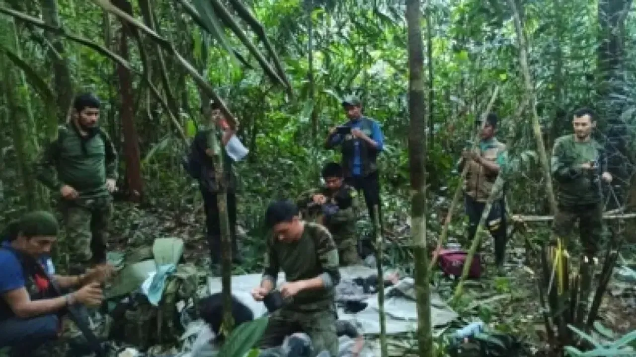 Kids found alive after plane crash 