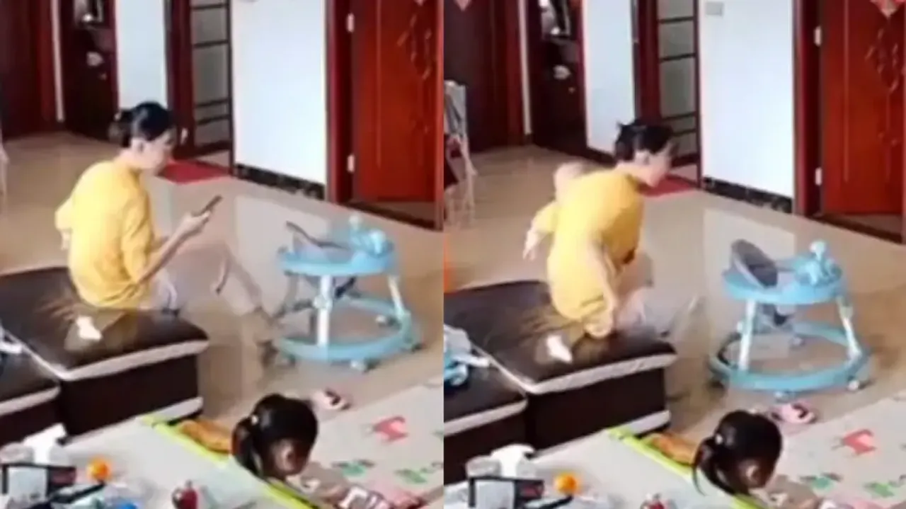 Mobile-maniac mom! Woman’s search for ‘missing’ infant will leave you ROFL; watch