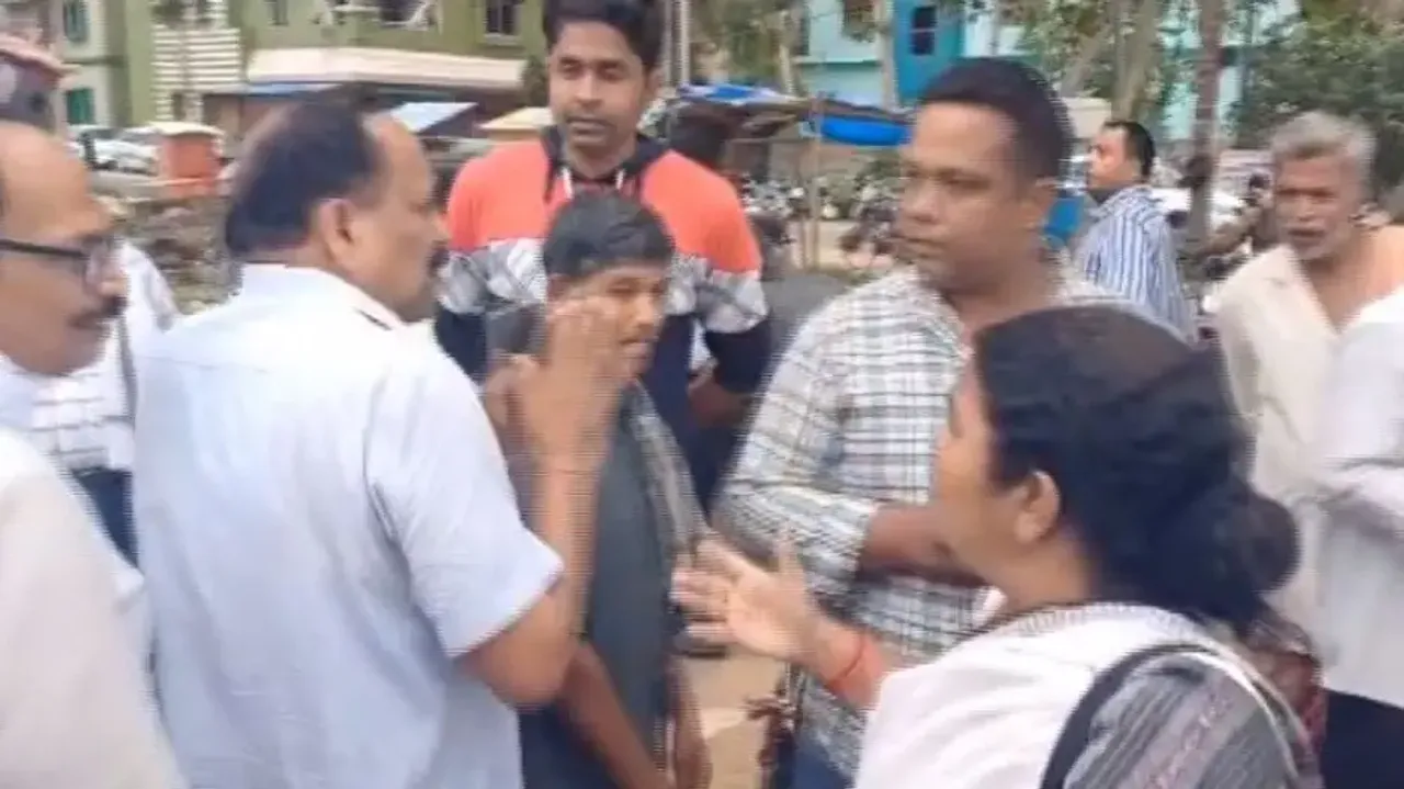 Congress workers face off with CMC Mayor for not inviting party MLA to event