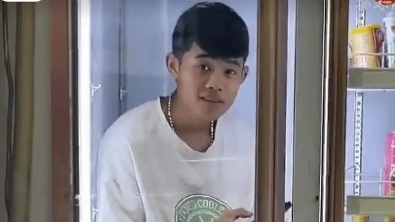 Unbearable heat! Youth chills inside fridge as mercury hits 42 degrees Celsius