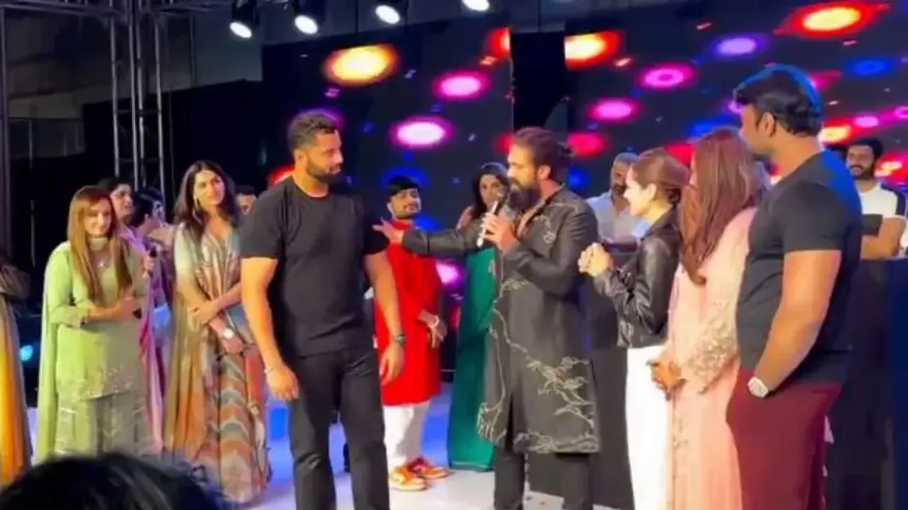 KGF star Yash, Darshan break the dance floor at pre-wedding function – Watch