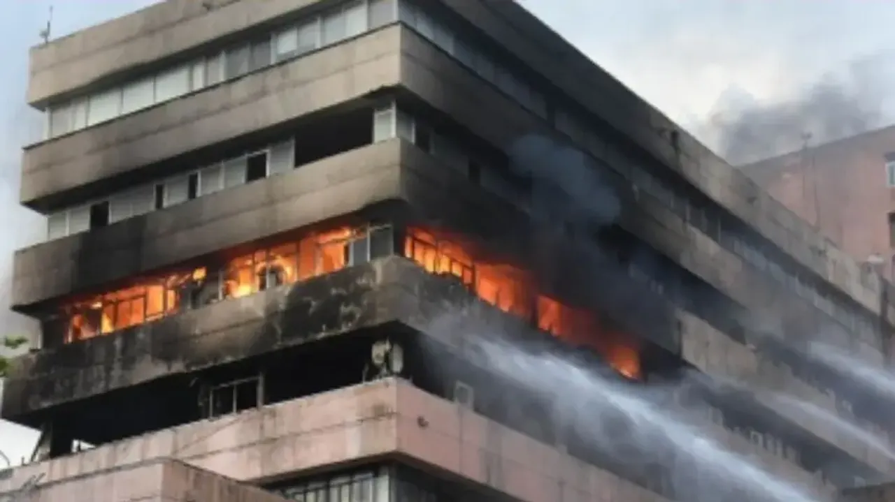 Fire at Bhopal's Satpura Bhawan