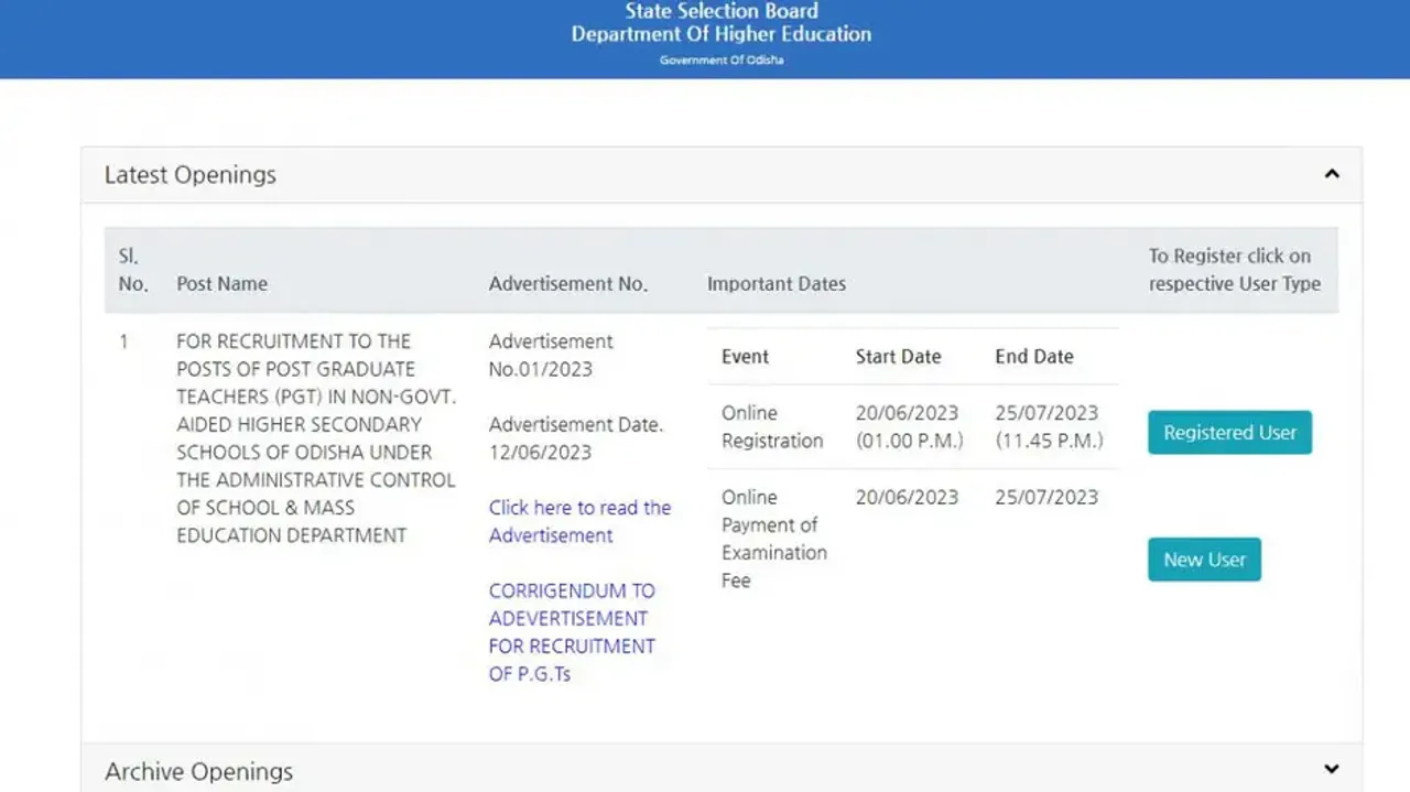 SSB Recruitment 2023