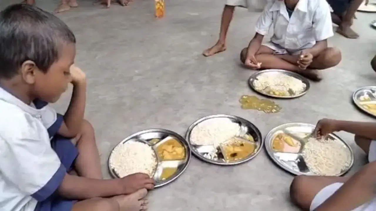 Puffed rice in midday meal scheme