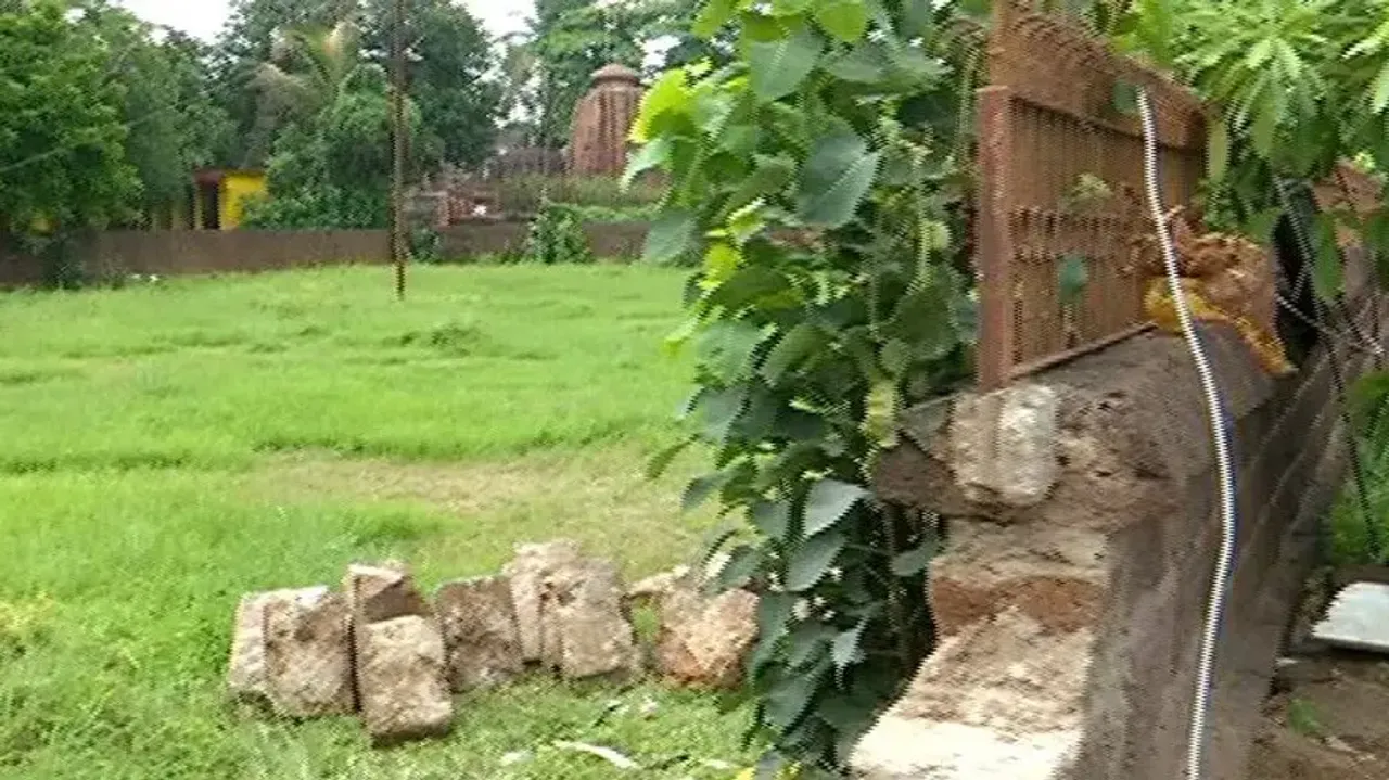 BMC pulls down portion of Kedar Gouri temple’s boundary wall, ASI lodges police complaint 