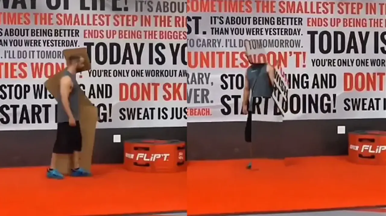 Youth skillfully camouflages self, ‘disappearing’ trick amazes netizens; watch